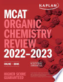 MCAT Organic Chemistry Review 2022 2023