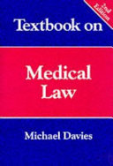 Textbook on Medical Law