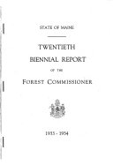 Biennial Report of the Forest Commissioner