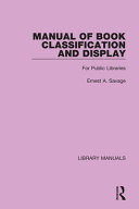 Manual of Book Classification and Display