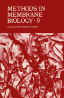 Methods in Membrane Biology Pdf/ePub eBook