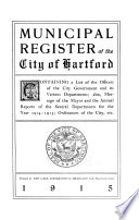 Municipal Register of the City of Hartford
