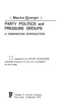 Party Politics and Pressure Groups