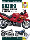 Suzuki GSX600, GSX750F & 98-02