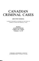 Canadian Criminal Cases, Second Series