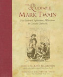 The Quotable Mark Twain Book