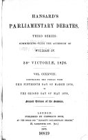 Cobbett's Parliamentary Debates