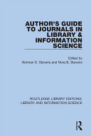 Author's Guide to Journals in Library & Information Science