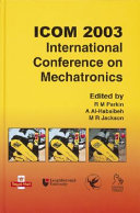 ICOM 2003 - International Conference on Mechatronics