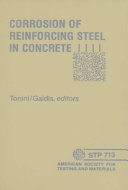 Corrosion of Reinforcing Steel in Concrete