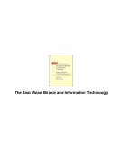 The East Asian Miracle and Information Technology