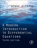 A Modern Introduction to Differential Equations Book