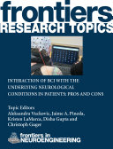 Read Pdf Interaction of BCI with the underlying neurological conditions in patients  pros and cons