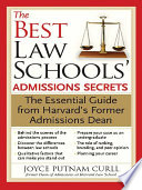 The Best Law Schools  Admissions Secrets