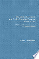 The Book of Mormon and Basic Christian Doctrine