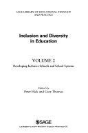 Inclusion and Diversity in Education: Developing inclusive schools and school systems