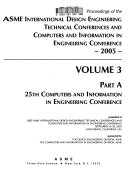 Proceedings of the ASME International Design Engineering Technical Conferences and Computers and Information in Engineering Conference 2005