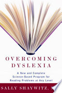 Overcoming Dyslexia Book