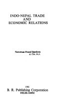 Indo Nepal Trade and Economic Relations Book