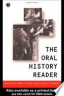 The Oral History Reader