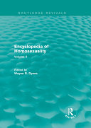 Encyclopedia of Homosexuality Pdf/ePub eBook