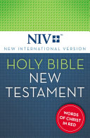 NIV, Holy Bible, New Testament, Red Letter