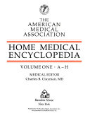 The American Medical Association Home Medical Encyclopedia Book