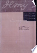 A Gil Vicente Bibliography 1995 2000