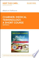 Medical Terminology  A Short Course   E Book Book