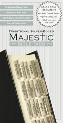 Majestic Traditional Silver Edged Bible Tabs