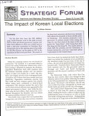 The Impact of Korean Local Elections