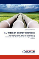 EU-Russian Energy Relations