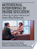 Motivational Interviewing in Higher Education