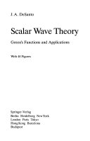 Scalar Wave Theory