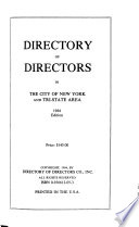 Directory of Directors in the City of New York and Tri-state Area