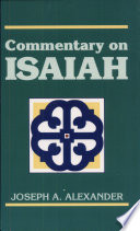 Commentary on Isaiah PDF Book By Joseph Addison Alexander