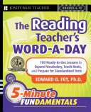 The Reading Teacher's Word-a-Day