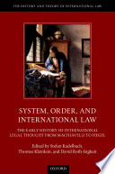 System, Order, and International Law PDF Book By Stefan Kadelbach,Thomas Kleinlein,David Roth-Isigkeit