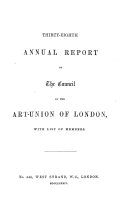 Annual Report of the Committee of Management of the Art Union of London  with List of Subscribers