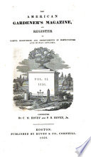 The Magazine of Horticulture, Botany, and All Useful Discoveries and Improvements in Rural Affairs