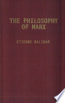 The Philosophy Of Marx