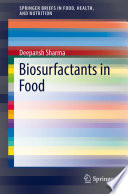 Biosurfactants in Food