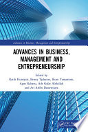 Advances in Business  Management and Entrepreneurship Book