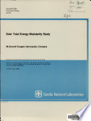 Solar Total Energy Modularity Study
