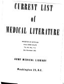 Current List of Medical Literature Book
