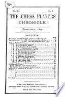 The Chess Player s Chronicle Book