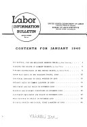 Labor information bulletin. v. 7, 1940