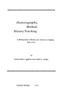 Historiography, Method, History Teaching