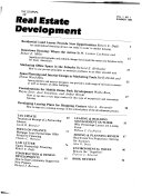 The Journal of Real Estate Development