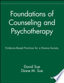Foundations of Counseling and Psychotherapy Book